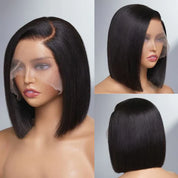 Short Straight C Part Bob Wig