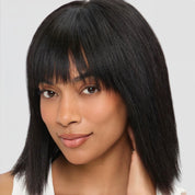 Yaki Straight Bob With Bangs Wig