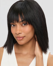 Yaki Straight Bob With Bangs Wig (Amazon) Natural Look