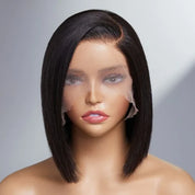 Short Straight C Part Bob Wig